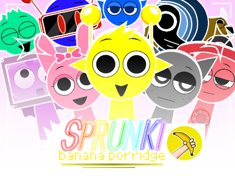 Play Sprunki Banana Porridge New Update - Incredibox Sprunki game online