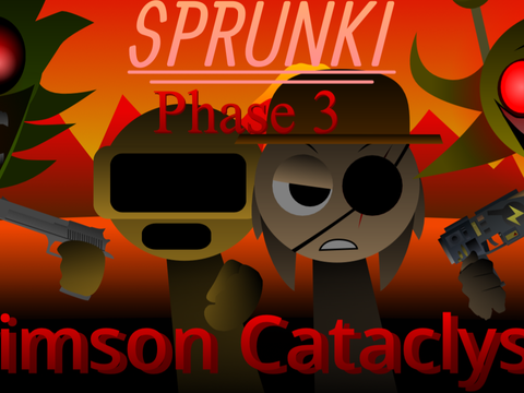 Sprunki Crimson Cataclysm Phase 3 - Sprunki game thumbnail