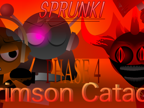 Play Sprunki Crimson Cataclysm Phase 4 - Sprunki game online