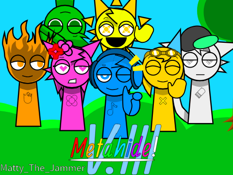 Play Sprunki Metahide V3 New Update - Incredibox Sprunki game online