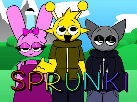 Play Sprunki Retake New Human - Sprunki game online